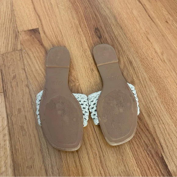 Zara Woven Knit Sandals Size 39 - Picture 7 of 11